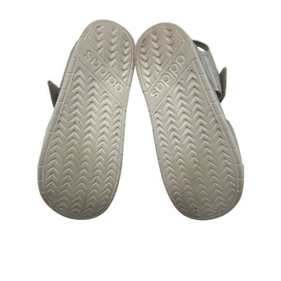 Adidas Kids Sandals Size 5 Silver Glitter Adjustable Straps - Picture 7 of 9